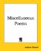 Miscellaneous Poems cover