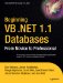 Beginning VB .Net 1.1 Databases : From Novice to Professional cover