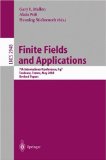 Finite Fields and Applications : 7th International Conference, Fq7, Toulouse, France, May 5-9, 2003  Revised Papers [Click for larger image]