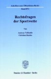 Rechtsfragen Der Sportwette [Click for larger image]