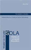 The Acquisition of Intensifiers : Emphatic Reflexives in English and German Child Language [Click for larger image]