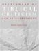 Dictionary of Biblical Criticism And Interpretation cover