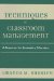 Techniques in Classroom Management : A Resource for Secondary Educators cover