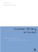 Academic Writing in Context : Implications And Applications Papers in Honour of Tony Dudley-Evans cover