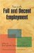 Towards Full and Decent Employment cover