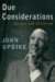 Due Considerations : Essays and Criticism cover