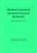 Modern Canonical Quantum General Relativity cover