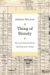 Thing of Beauty : New and Selected Works cover