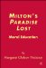 Milton's Paradise Lost : Moral Education cover