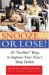  Snooze-- or Lose!: 10 no-War Ways to Improve Your Teen's Sleep Habits