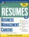 Resumes for Business Management Careers cover