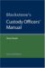Blackstone's Custody Officer's Manual cover