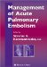 Management of Accute Pulmonary Embolism cover