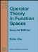 Operator Theory in Function Spaces cover