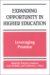 Expanding Opportunity in Higher Education : Leveraging Promise cover