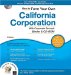 How to Form Your Own California Corporation : With Corporate Records Binder cover