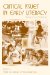 Critical Issues in Early Literacy : Research and Pedagogy cover