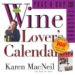 The Wine Lover's 2008 Calendar cover