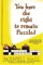 You Have the Right to Remain Puzzled : A Puzzle Lady Mystery cover