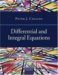 Differential And Integral Equations cover