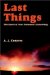 Last Things : The Heart of New Testament Eschatology cover