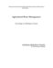 Agricultural Water Management : Proceedings of a Workshop in Tunisia cover