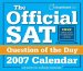 The Official SAT Question of the Day 2007 Calendar cover