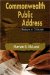 Commonwealth Public Address : Essays in Criticism cover
