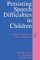 Persisting Speech Difficulties in Children cover