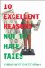 10 Excellent Reasons Not to Hate Taxes cover