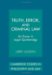 Truth, Error, And Criminal Law : An Essay in Legal Epistemology cover
