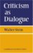Criticism as Dialogue cover
