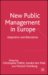 New Public Management in Europe : Adaptation and Alternatives cover