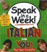 Speak in a Week Italian for You! cover