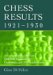  Chess Results, 19211930: A Comprehensive Record With 940 Tournament Crosstables And 210 Match Scores