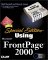  Special Edition Using Microsoft Frontpage 2000