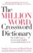 The Million Word Crossword Dictionary cover