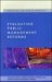Evaluating Public Management Reforms : Principles and Practice cover