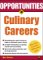 Opportunities in Culinary Careers cover