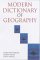 A Modern Dictionary of Geography cover