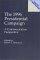 The 1996 Presidential Campaign : A Communication Perspective cover