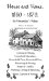 House and Home 1850-1870 : The Homemaker's Helper cover