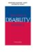 The Future of Disability in America cover