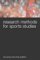 Research Methods for Sports Studies cover