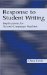 Response to Student Writing : Implications for Second-Language Students cover