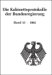 Die Kabinettsprotokolle Der Bundesregierung cover
