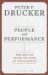 People and Performance : The Best of Peter Drucker on Management cover