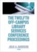 The Twelfth Off-campus Library Services Conference Proceedings cover