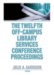 The Twelfth Off-campus Library Services Conference Proceedings cover
