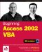 Beginning Access 2002 Vba cover